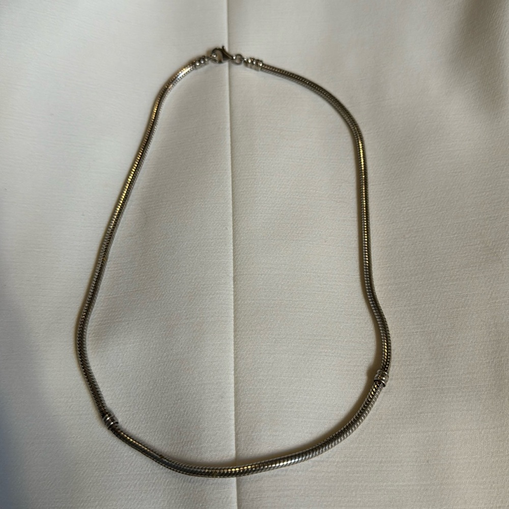 Vintage Pandora snake Chain 45 cm